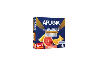 Apurna Étui gels longue distance 4 + 1 - Agrumes