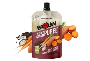 Baouw Purée nutritionnelle Bio - Patate douce - Carotte - Poivre Timut