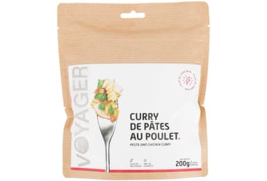 Voyager Curry de pâtes au poulet