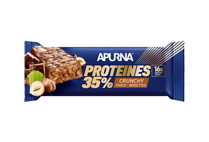 Apurna Apurna Barre Protéinée - Crunchy Chocolat Noisettes