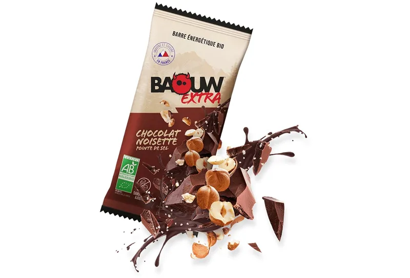 Baouw Baouw Barre énergétique bio Extra - Chocolat - Noisette
