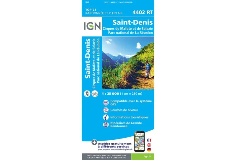 Carte IGN Carte IGN Saint-Denis 4402RT