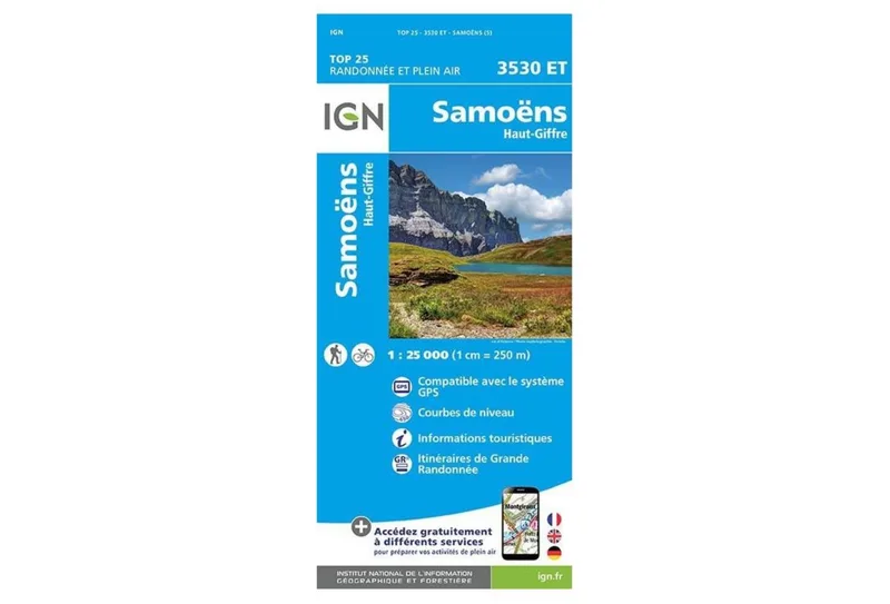 Carte IGN Carte IGN Samoëns 3530ET