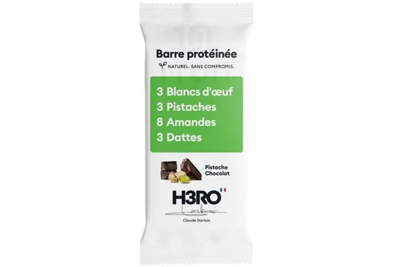 H3RO Barre protéinée Chocolat Pistache