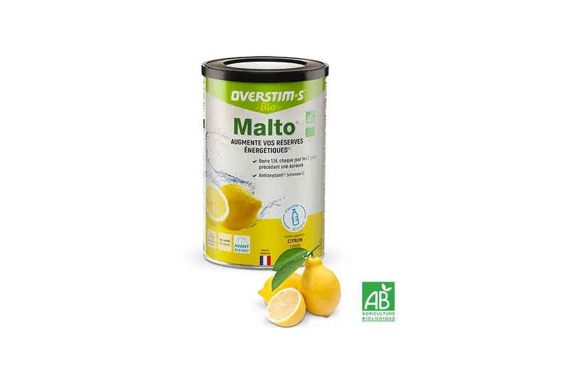 OVERSTIMS Malto Bio 450 g - Citron