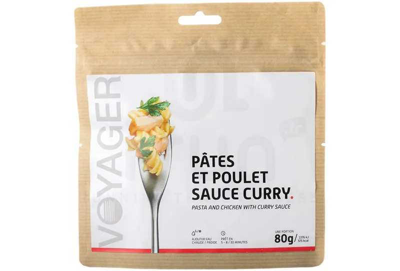 Voyager Voyager Pâtes et poulet sauce curry
